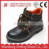Black Genuine Leather pu Sole Safety Work Shoes Low Price Construction Safety Shoes Hammer Safety Shoe for Middle East Market. thumbnail-1