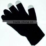 Unisex Fashion Wholesale Blank Knitted Finger Touch Pad Custom Glove