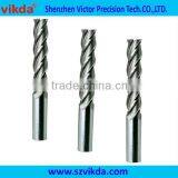 Hss Four Flute Bright Finishing Milling Cutter