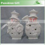 New Products Ceramic Snowman Led Christmas Decoration thumbnail-2