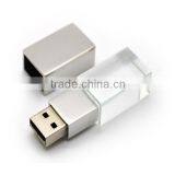 Custom 3D Logo Crystal Flash Drive , Usb 2.0 Drive , Usb Flash Drive 8gb