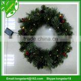 Manufacturer Hot Sell Cheap PVC Green Christmas Garlands With Decorations thumbnail-6