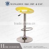 Clear Rolling Stainless Steel Stool/Colorful Bar Stool ABS HC-K102 thumbnail-2