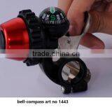 Aluminium Novelty China Bicycle Bike Turning Bell With Compass thumbnail-6