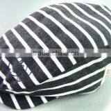 Women's Military Cadet Style Winter Cap in Plaid Checks thumbnail-3