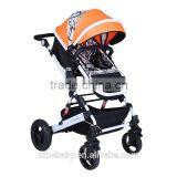 Easy Folding Baby Stroller Pram 3 in 1 Baby Stroller With Alluminum Frame thumbnail-2