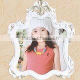 White Hexagonal Plastic Bathroom Mirror for Sale thumbnail-1