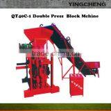 Low price semi automatic QT40C-1 concrete curb making machine