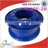China Factory 8.00-20 Truck Steel Wheel