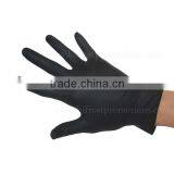 High Quality Powder Free Black Disposable Coated Nitrile Glove thumbnail-4