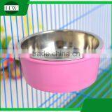 Pet Accessories Stainless Steel Fixed Cat Dog Pet Feeder Water Food Bowl thumbnail-1