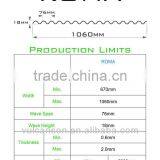 Translucent Polycarbonate Corrugated ROMA Sheet Ideal for Plants(Pearly RED ROMA) thumbnail-5