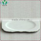 Vitrified Tableware Cheap White Porcelain Plate thumbnail-2
