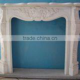 Customized Size Hand Carved Marble Fireplace thumbnail-4