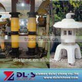 Japanese style outdoor stone lantern