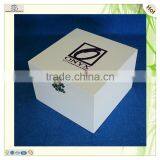 Gift Painted Square Lock Paulownia Wooden Box thumbnail-2