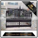 Modern Main Gate Designs Outdoor Powder Coated Cast Aluminum Garden Gate for Villa thumbnail-5
