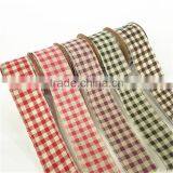 Wholesale Cheap Lattice Cotton Linen for Ribbon thumbnail-1