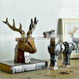 Unique Mechanical Style Resin Elephant Deer Head Ornament thumbnail-4