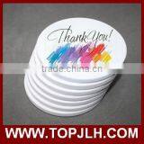 Promotional Gift Sublimation White Blank Round Ceramic Coasters thumbnail-4