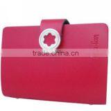 2013 Trendy Rose Red PU Card Case thumbnail-1