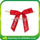 Fancy Pre-tied Ribbon Bow With Wire Twist thumbnail-3