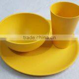 Environmental Inexpensive Long-lasting Bamboo Fiber Tableware Set
