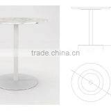 2015 New Design Marble Top Metal Base Round Coffee Table thumbnail-2