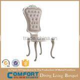 Modern pu Leather Cheap Gold King Throne Dining Chair thumbnail-1