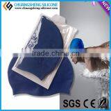 2015 Best Selling Funny Nude Silicone Batman Swimming Cap for Long Hair as Gift thumbnail-1