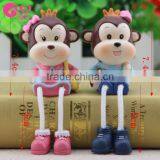 Monkey Monkey Doll Hanging New Gifts Resin Gifts Festive Ornaments Trumpet thumbnail-2