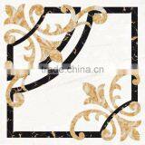 Classic Italian Style Floral Design Square Natural Marble Medallion Flooring Cut to Size BF12-03314d