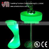 Glowing Led Cocktail Table 16 Colour Change Led Bar Table thumbnail-2