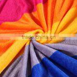 100%Polyester Bright Colorful Stripe Spanish Style Flannel Fleece Blanket thumbnail-5