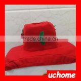 UCHOME Fancy Christmas Santa Toilet Seat Cover And Rug Set thumbnail-6