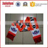 Cheap Factory Price Acrylic Scarf China Scarf Football Fan Scarf thumbnail-3