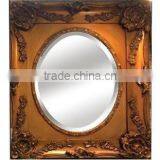 Antique Gold Resin Flower Wooden Frame for Oil Painting thumbnail-1