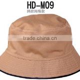 Factory Direct Top Quality Bucket Chrome double sided cotton fisherman plain denim cap