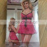 Big Size Fancy Lace Panty Bra Set Hot Sexy Girls See Through Underwear thumbnail-4