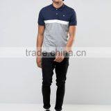 MGOO Cheap Price Custom Printing T-shirt Left Chest Printing Mens Polos Contrast Cotton Spandex Muscle Tops thumbnail-5