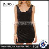 MGOO Latest Custom Made Fashion Women Satin Bobycon Dress Sheath Prom Dress Plus Size Backless Dress D605 thumbnail-2