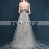 MGOO Long Grey Evening Dresses 2016 New Custom Prom Criss Cross Wonderland Tulle Party Dresses 2253 thumbnail-2