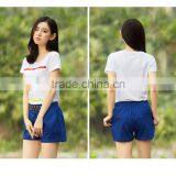 Latest Family Matching Clothing Stripe Wihte t Shirt Family Set Clothes thumbnail-2