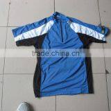 Popular Uv50+ Mesh Polyester/spandex Sport Suits , Bodywear , Rash Shirts Manufacturer