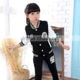 AS-457B Girls Cotton Clothing Sets for Kids Sping Autumn Sports Tracksuits Infant Active Coat+pants Suit Teenager Clothes thumbnail-6