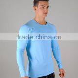 Mens Long Sleeve Gym Fitness t Shirts thumbnail-3