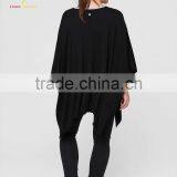 Fashion Knitted Pattern Cashmere Poncho Wraps Sweater Design thumbnail-3