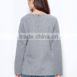 Female Hemp Grey Space Cotton Fleece thumbnail-5