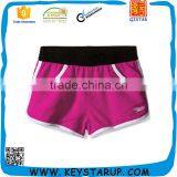 Wholesale Cheap Beach Short Girl 100% Polyester Swim Short Custom thumbnail-1