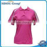 Promotional High Quality Ladies Fashion Polo Shirts thumbnail-1